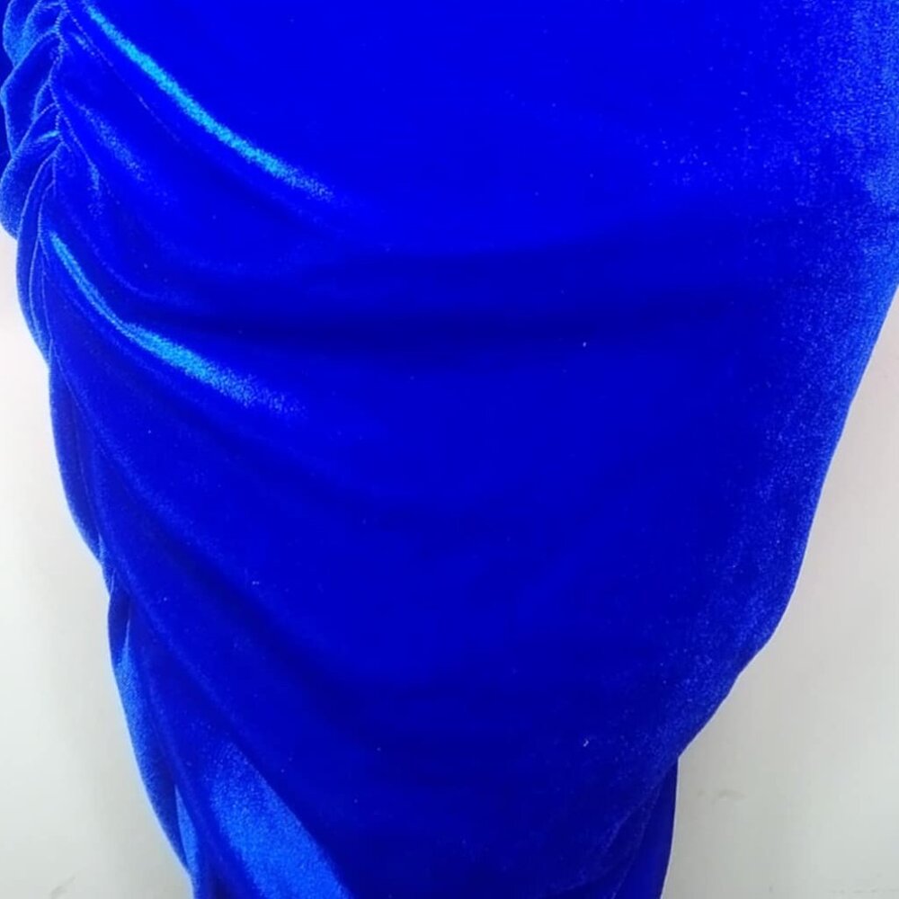 ROYAL BLUE SHEIN SWEATER DRESS - Picture 11 of 12